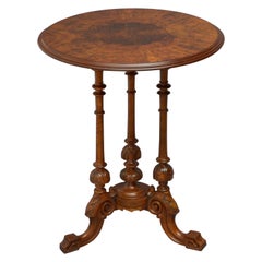 Victorian Walnut Occasional Table Antique Victorian Walnut Occasional Table