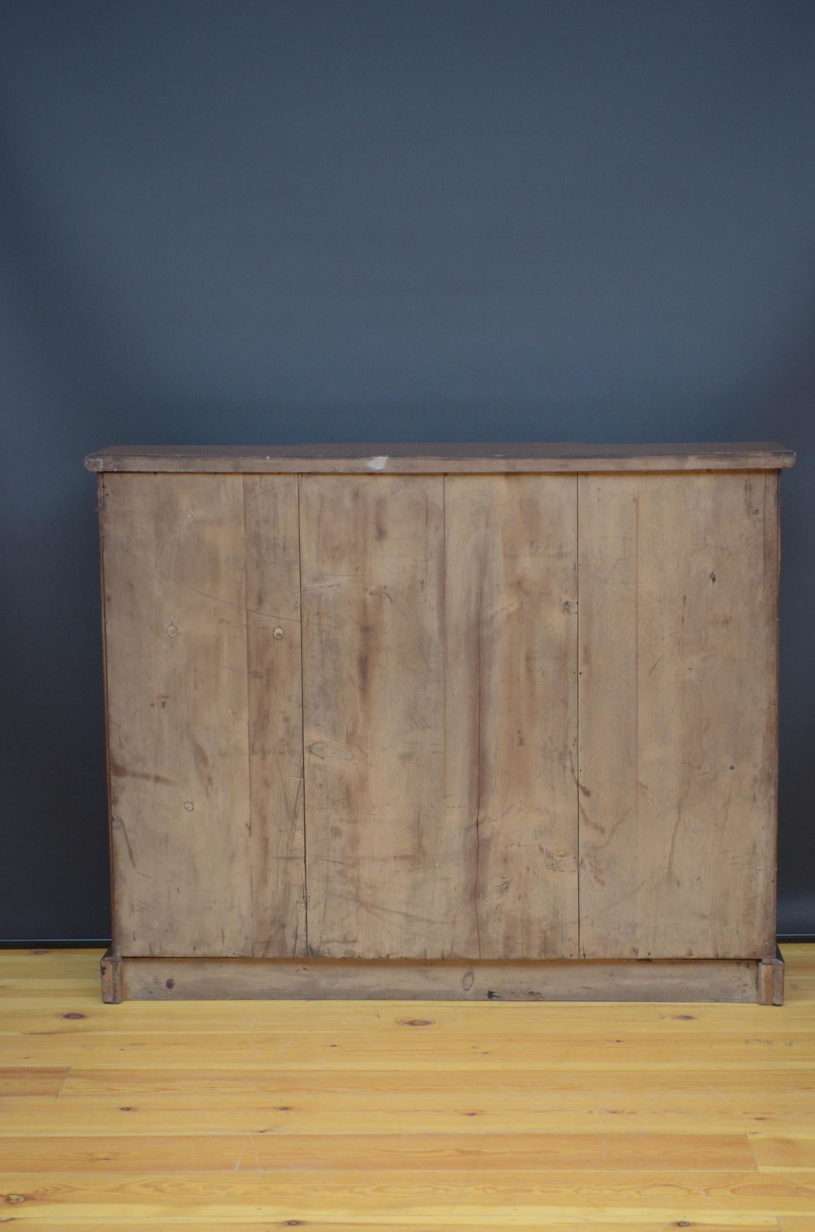 Victorian Walnut Open Bookcase 9