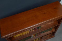 Victorian Walnut Open Bookcase