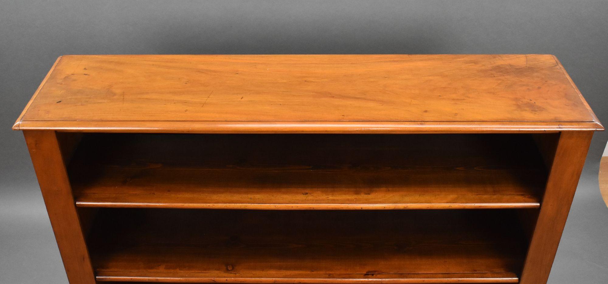 Victorian Walnut Open Bookcase For Sale 2