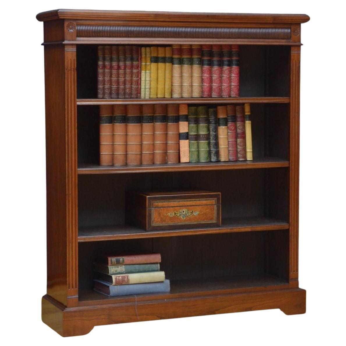 Gothic Revival Walnut Open Bookcase at 1stDibs