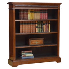 Victorian Walnut Open Bookcase Victorian Walnut Open Bookcase