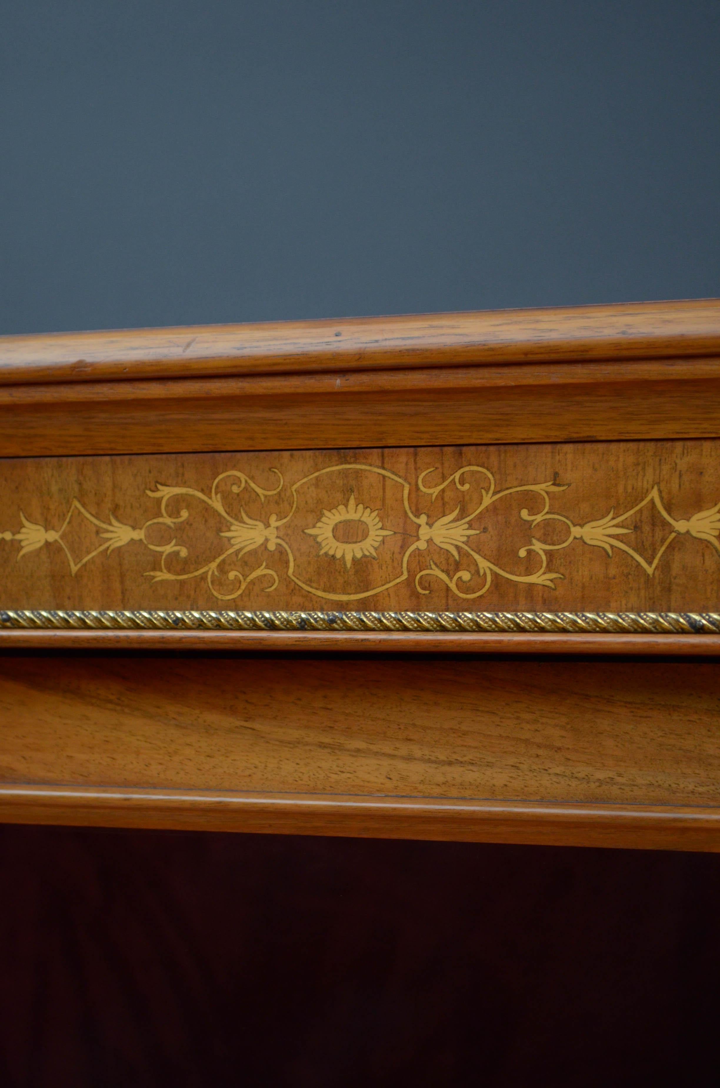 Victorian Walnut Pier Cabinet For Sale 6