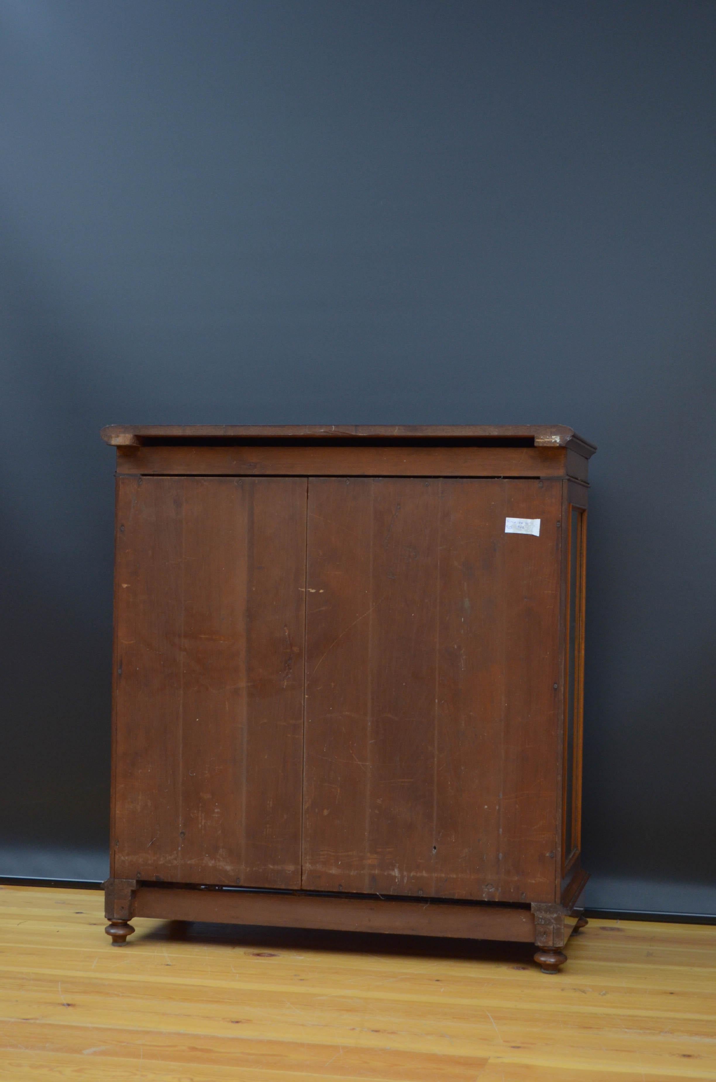 Victorian Walnut Pier Cabinet For Sale 13