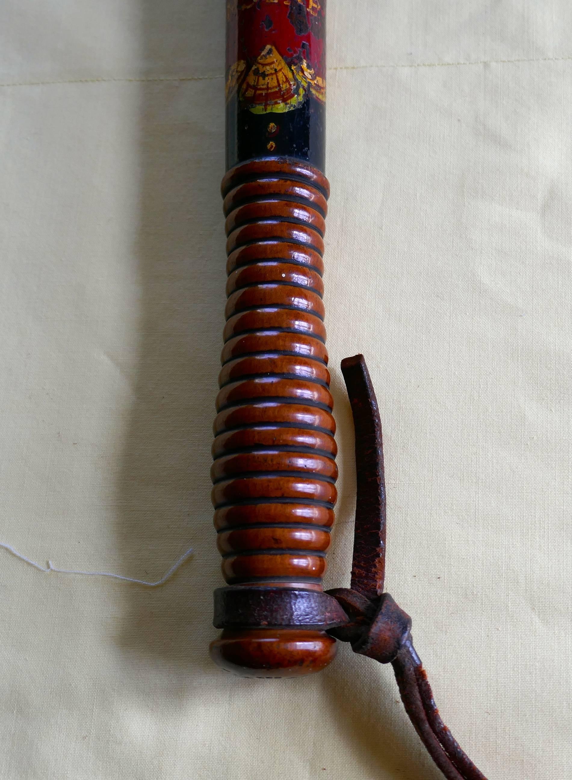 Early Victorian Victorian Walnut Policeman’s Truncheon