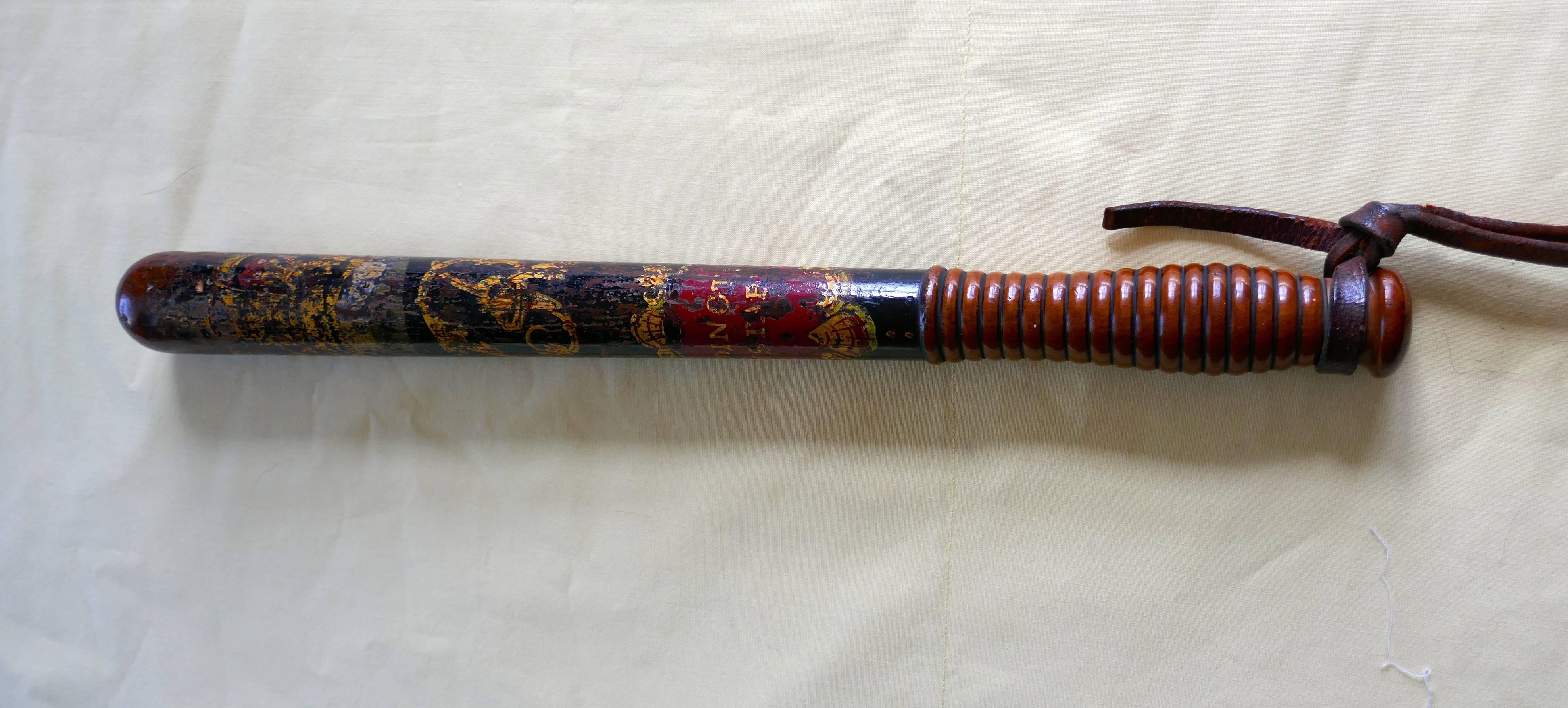 19th Century Victorian Walnut Policeman’s Truncheon