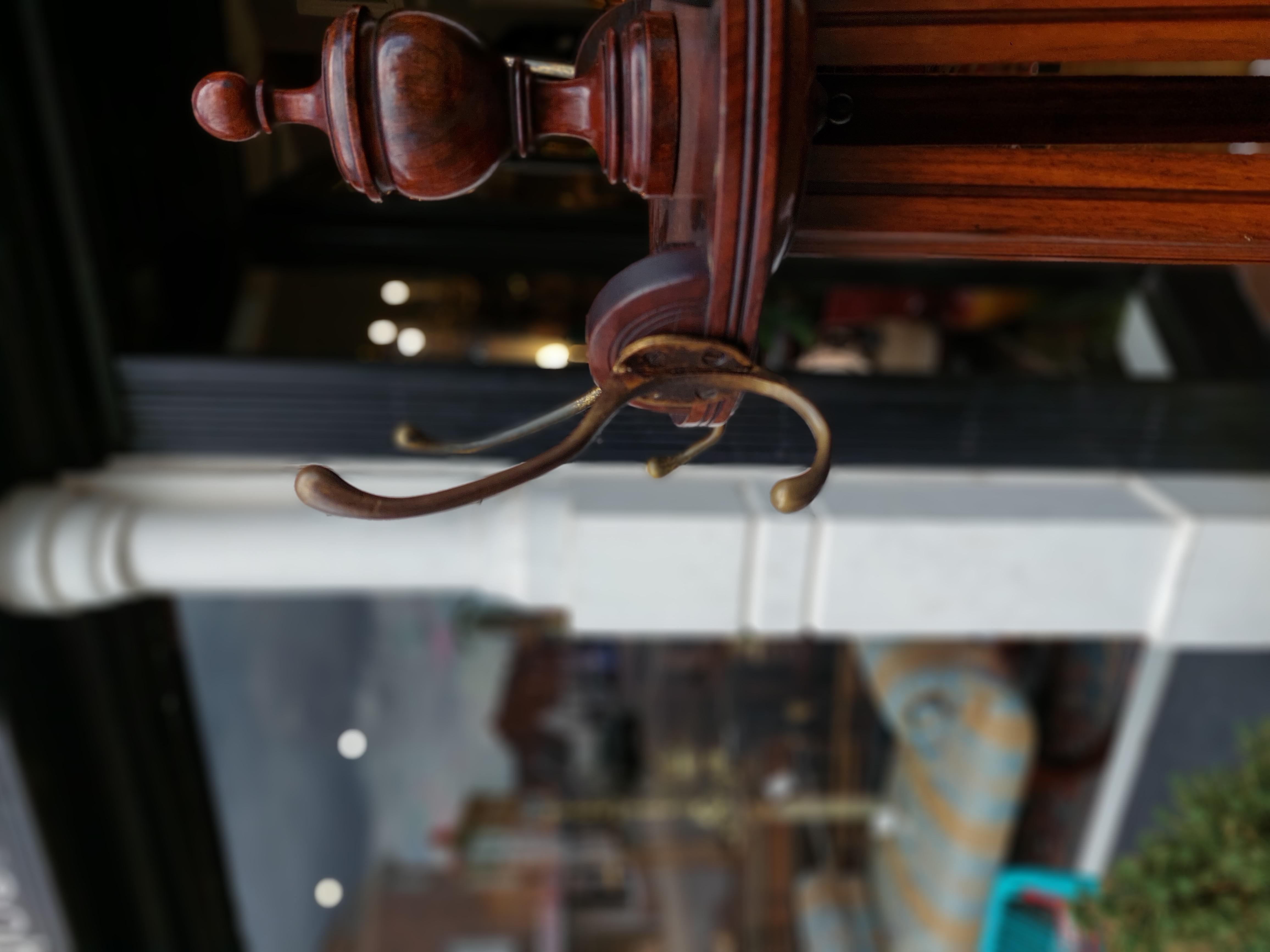 Victorian Walnut Rotating Hat & Coat Stand For Sale 1