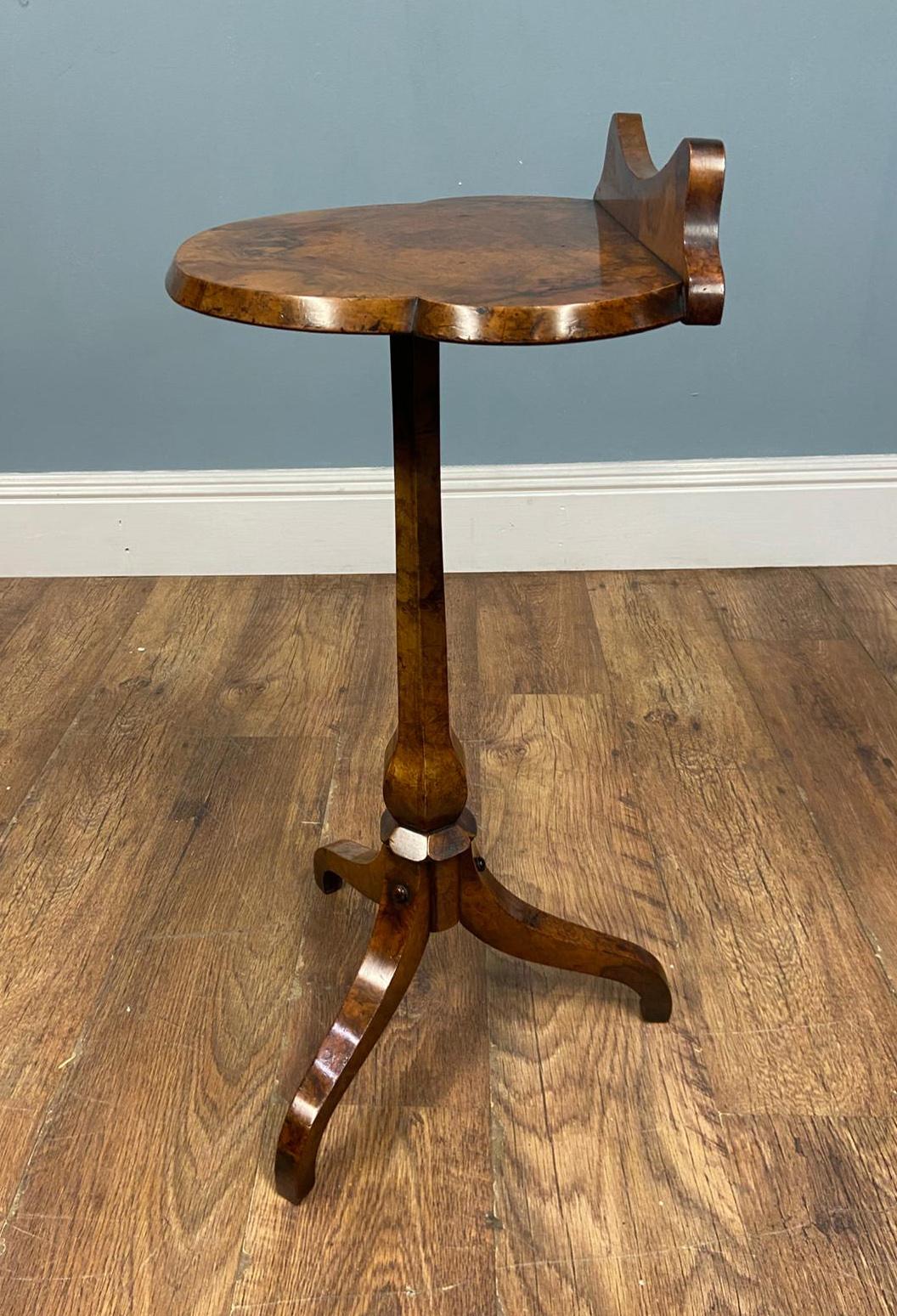 Victorian Walnut Side Table Tripod Wine Tables 1880 For Sale 3