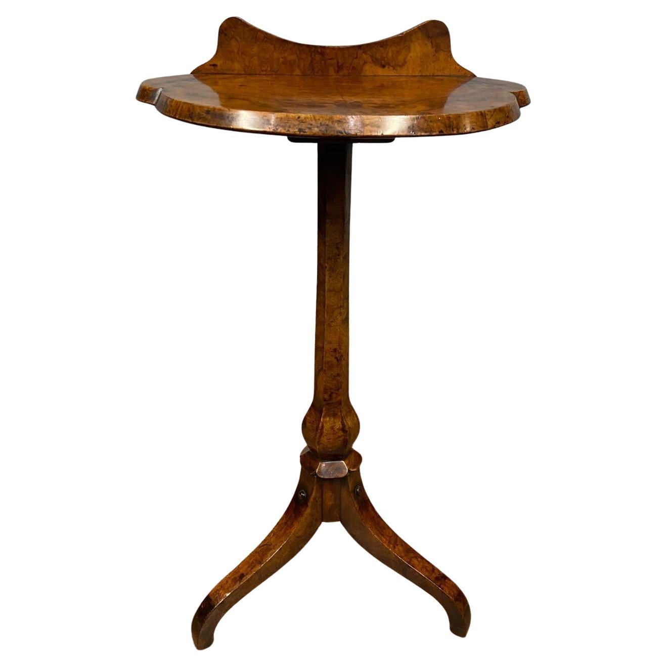 Victorian Walnut Side Table Tripod Wine Tables 1880 For Sale