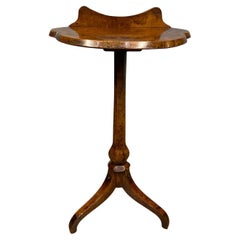 Victorian Walnut Side Table Tripod Wine Tables 1880