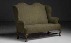 Victorian Walnut Sofa, France circa 1900