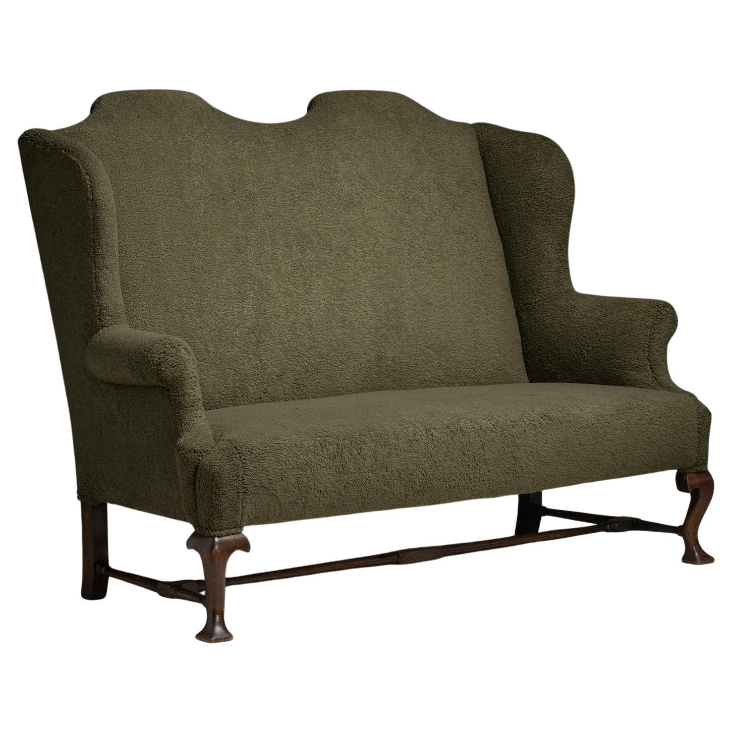 Victorian Walnut Sofa, France circa 1900 For Sale
