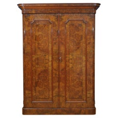 Victorian Walnut Two Door Wardrobe