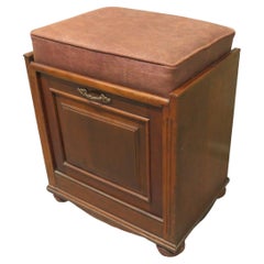 Victorian Walnut Upholstered Fall Front Piano Stool A lovely looking piece