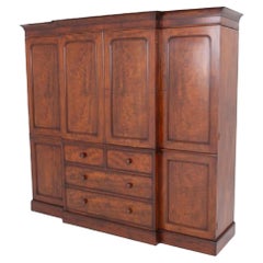 Armoire Victorienne Acajou Gentlemans Closet 1860