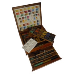 Antique Victorian Watercolour Box by Winsor & Newton