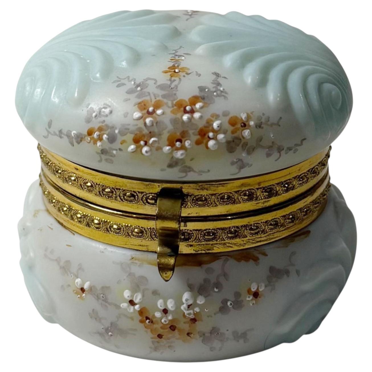Victorian Wavecrest Box By CF Monroe For Sale