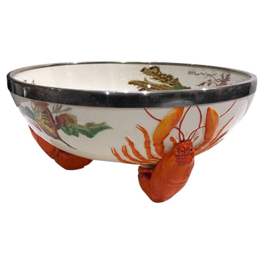 Victorian Wedgwood Lobster Salad Bowl 1878  For Sale