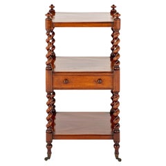Victorian Whatnot Bookcase Mahogany 1860