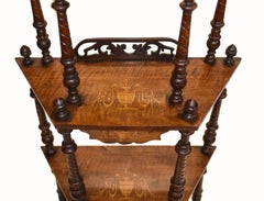 Bibliothèque Victorienne Whatnot Antique 1860 Meubles