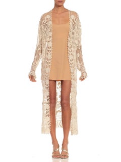 Victorian White Hand Made Lace Jacket