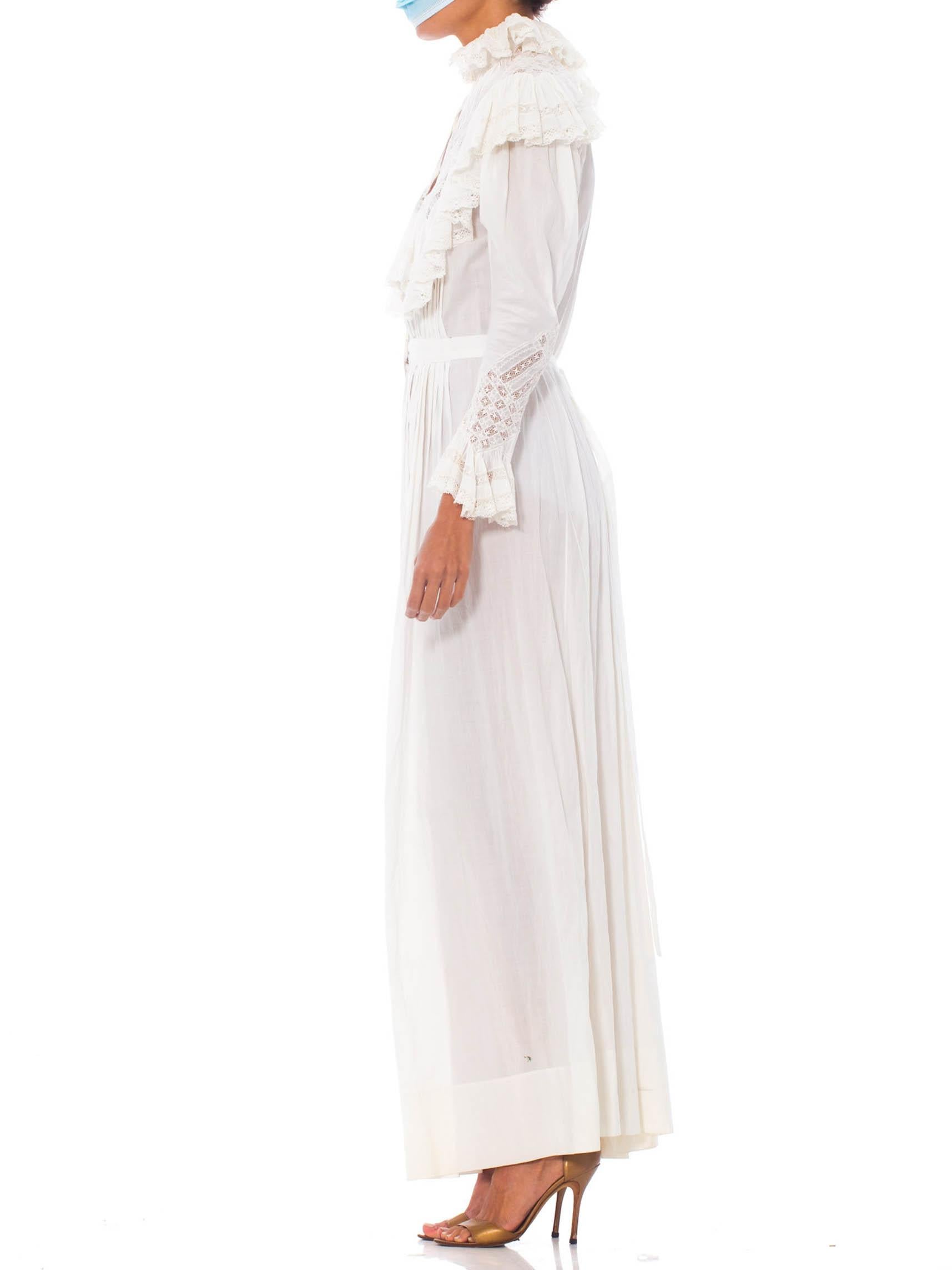 white victorian lace dress