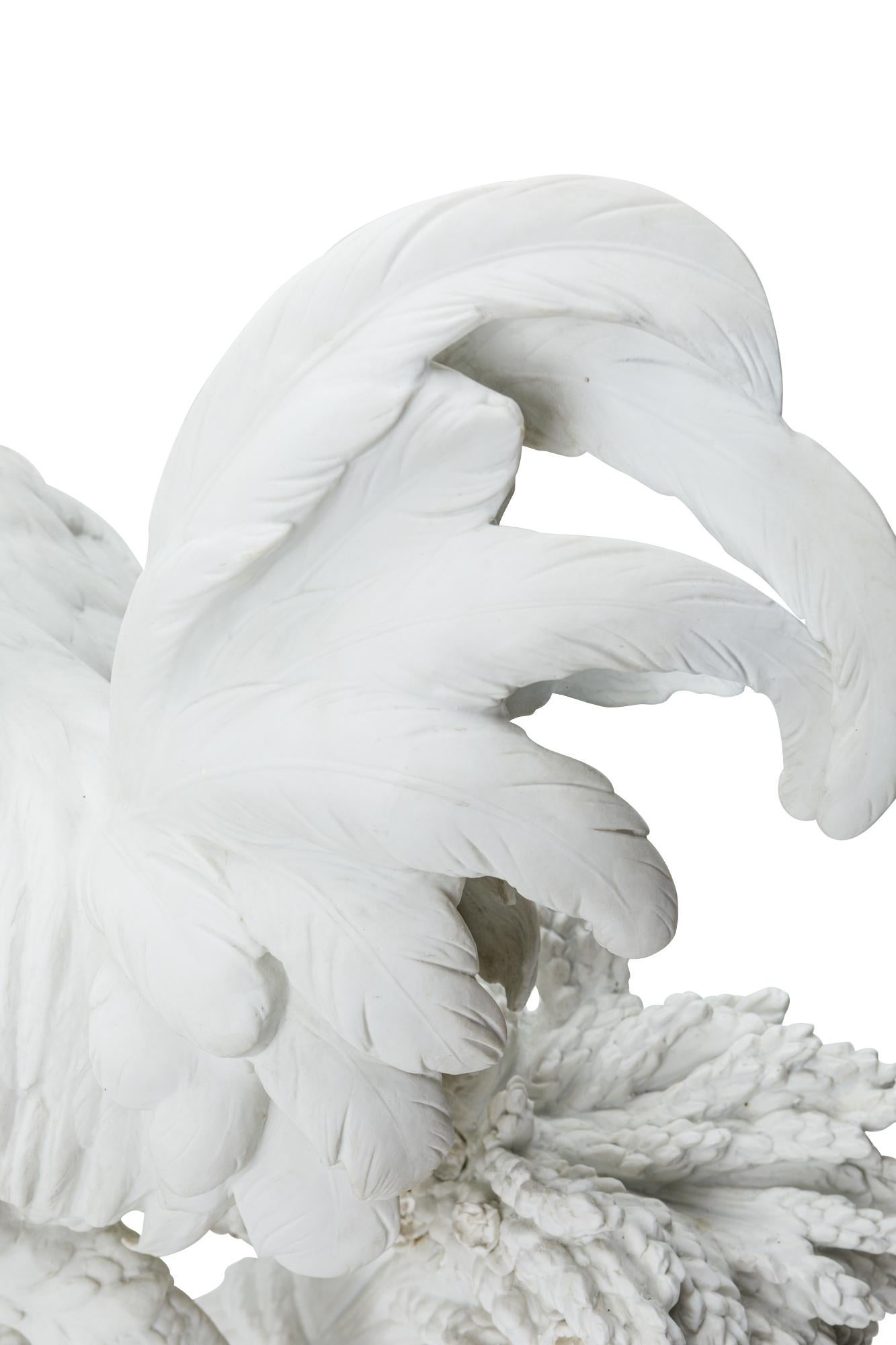 Coq victorien en étain blanc Pariam en vente 6