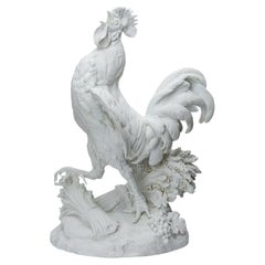Victorian White Pariam Rooster