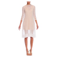 Victorian White Sheer Cotton Voile Shift Dress