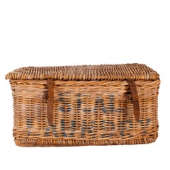 Victorian Wicker Basket, England, circa 1900