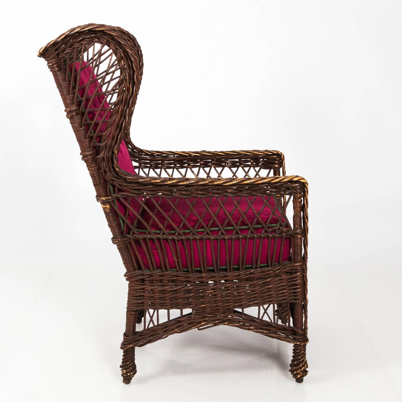 Victorian Wicker Chair 3