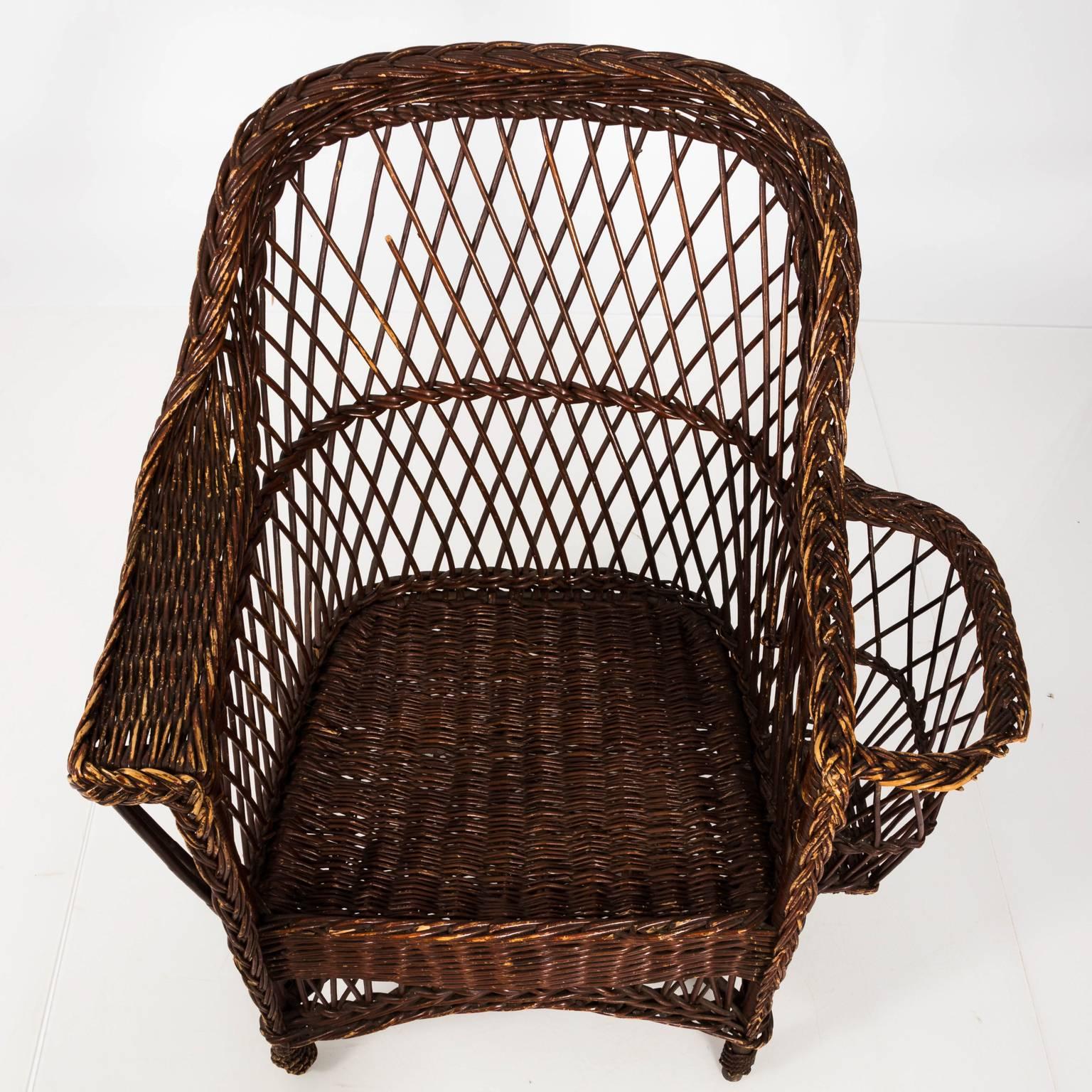 Victorian Wicker Chair 9