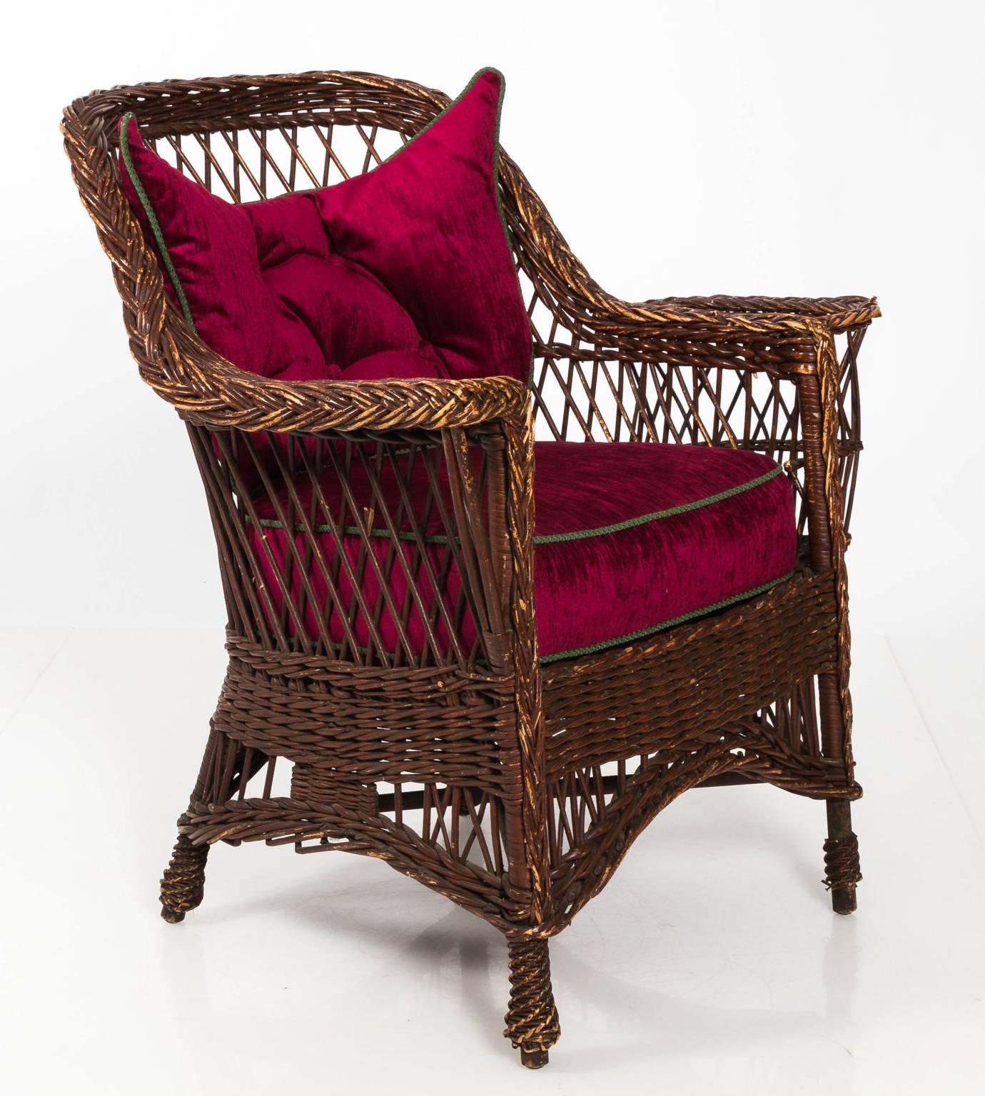 Victorian Wicker Chair 11