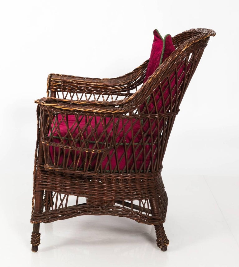 Victorian Wicker Chair at 1stDibs
