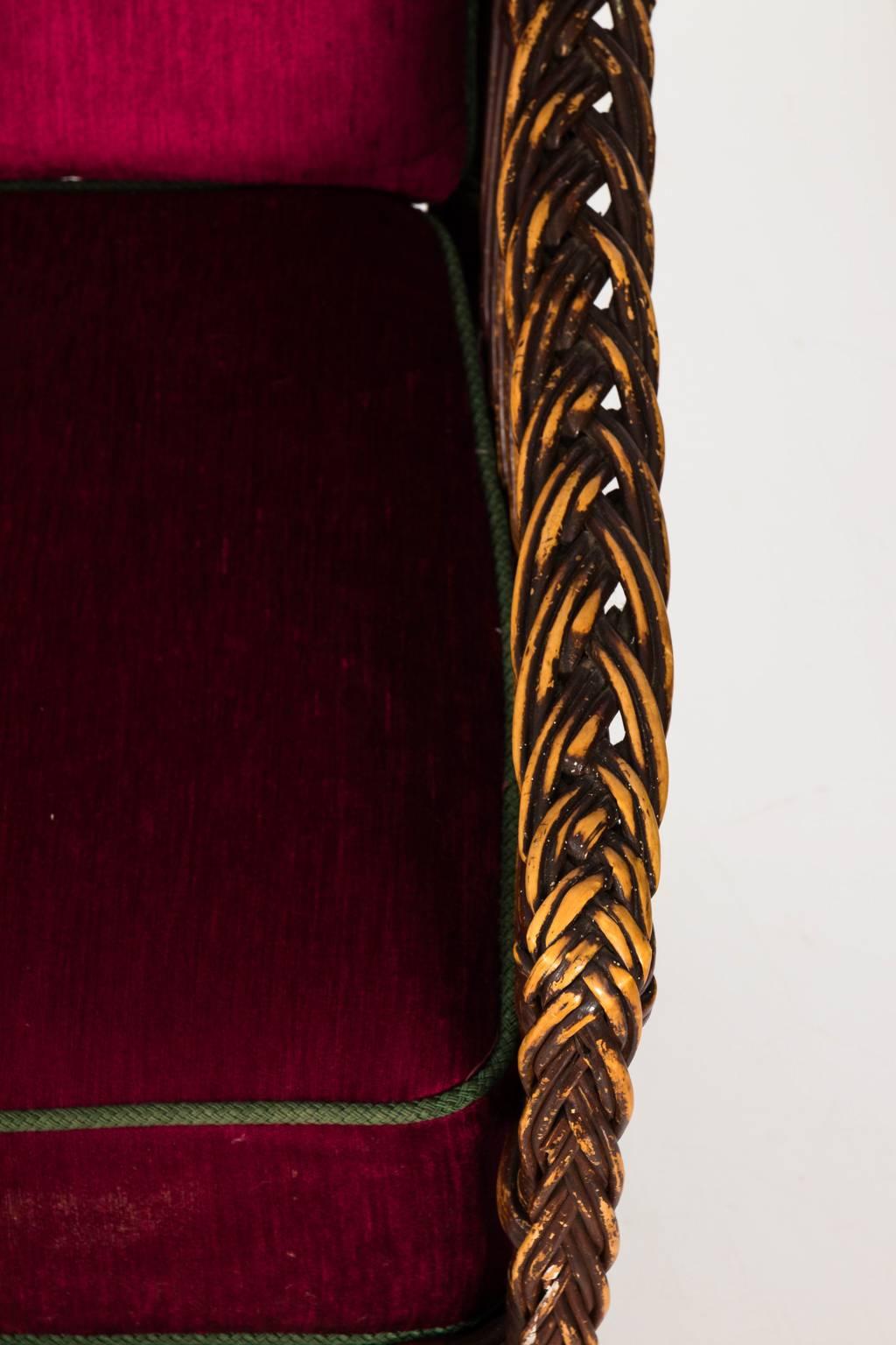 Victorian Wicker Chair at 1stDibs | victorian wicker furniture