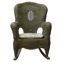 Victorian Wicker Rocking Chair