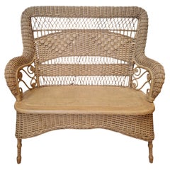 Settee/Loveseat Victoriano de Mimbre