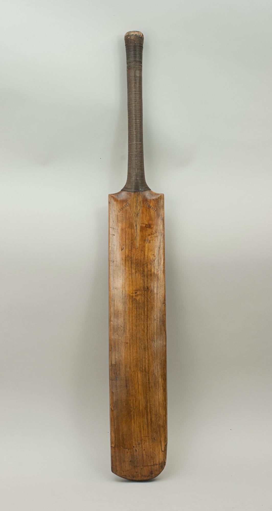Victorian Willow Cricket Bat by Cobbett 3