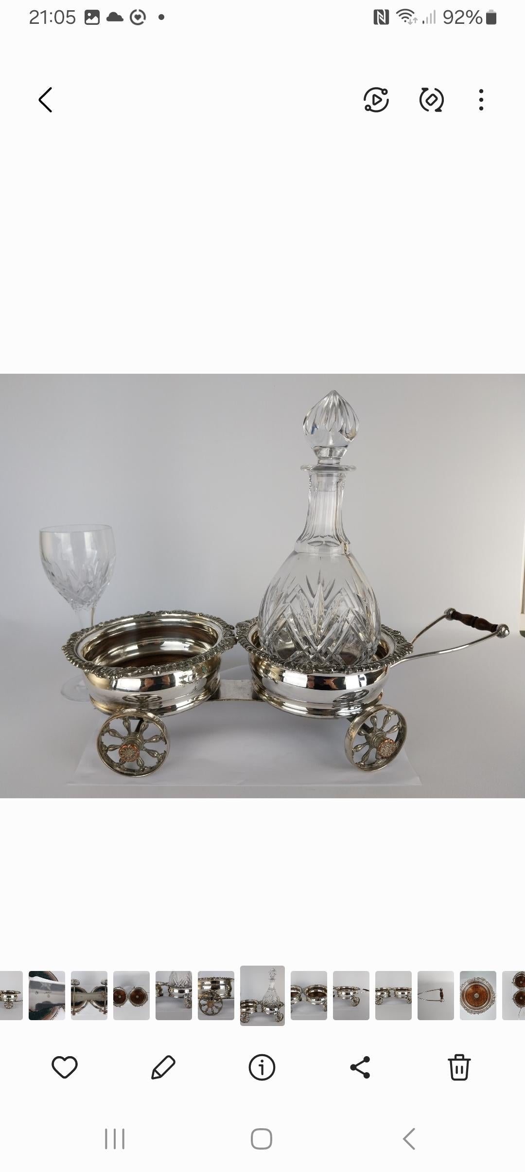 Victorian Wine Bottle Carriage Silver Plate Coaster In Good Condition For Sale In Staffordshire, GB