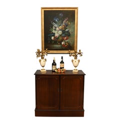 Victorian Wine Chest Side Cabinet Mahogany 1840