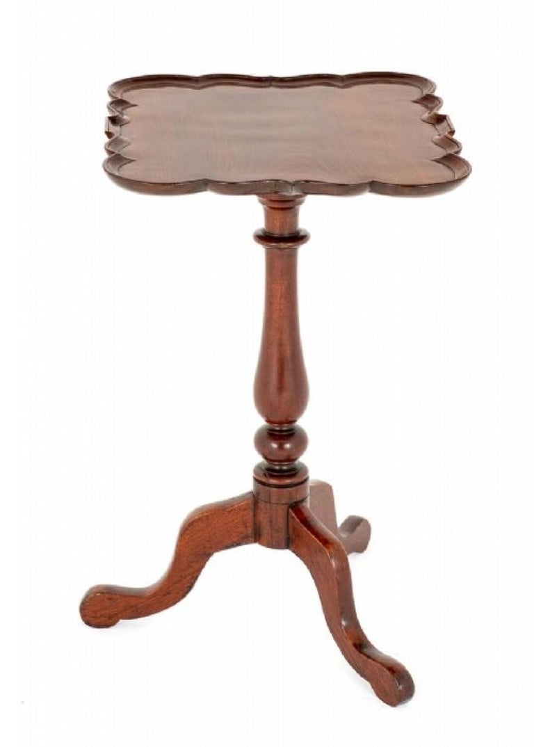Victorian Wine Table Antique Mahogany Side, 1860 For Sale at 1stDibs