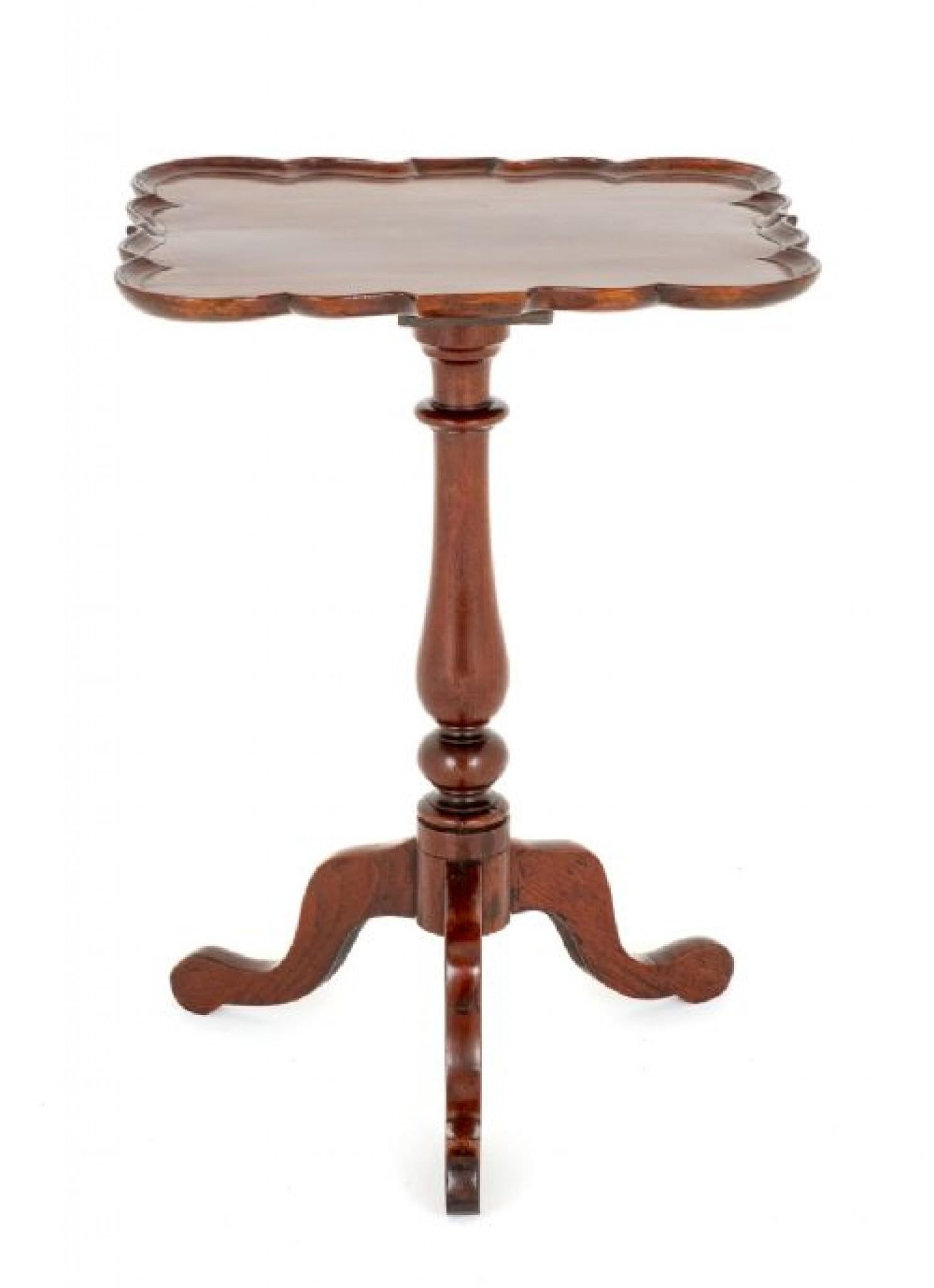 Victorian Wine Table Antique Mahogany Side, 1860 2