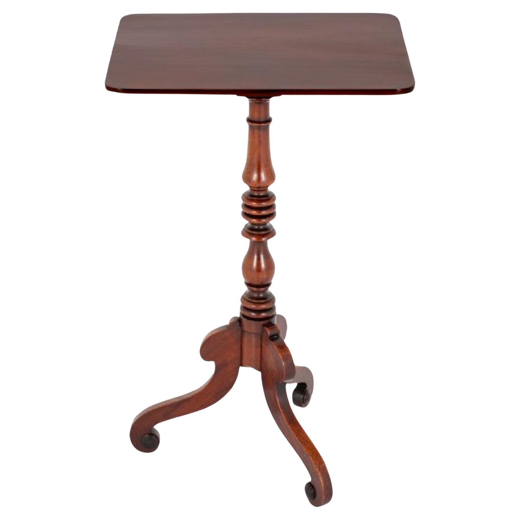 Victorian Wine Table Antique Mahogany Side, 1860
