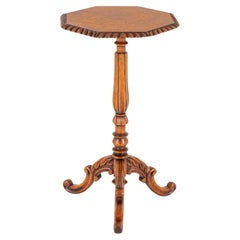 Victorian Wine Table Oak Carved, 1860