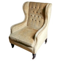 Fauteuil victorien ailé de Cornelius V. Smith.