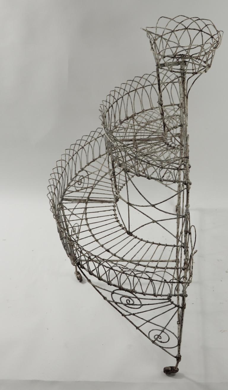 Victorian Wire Plant Stand 5