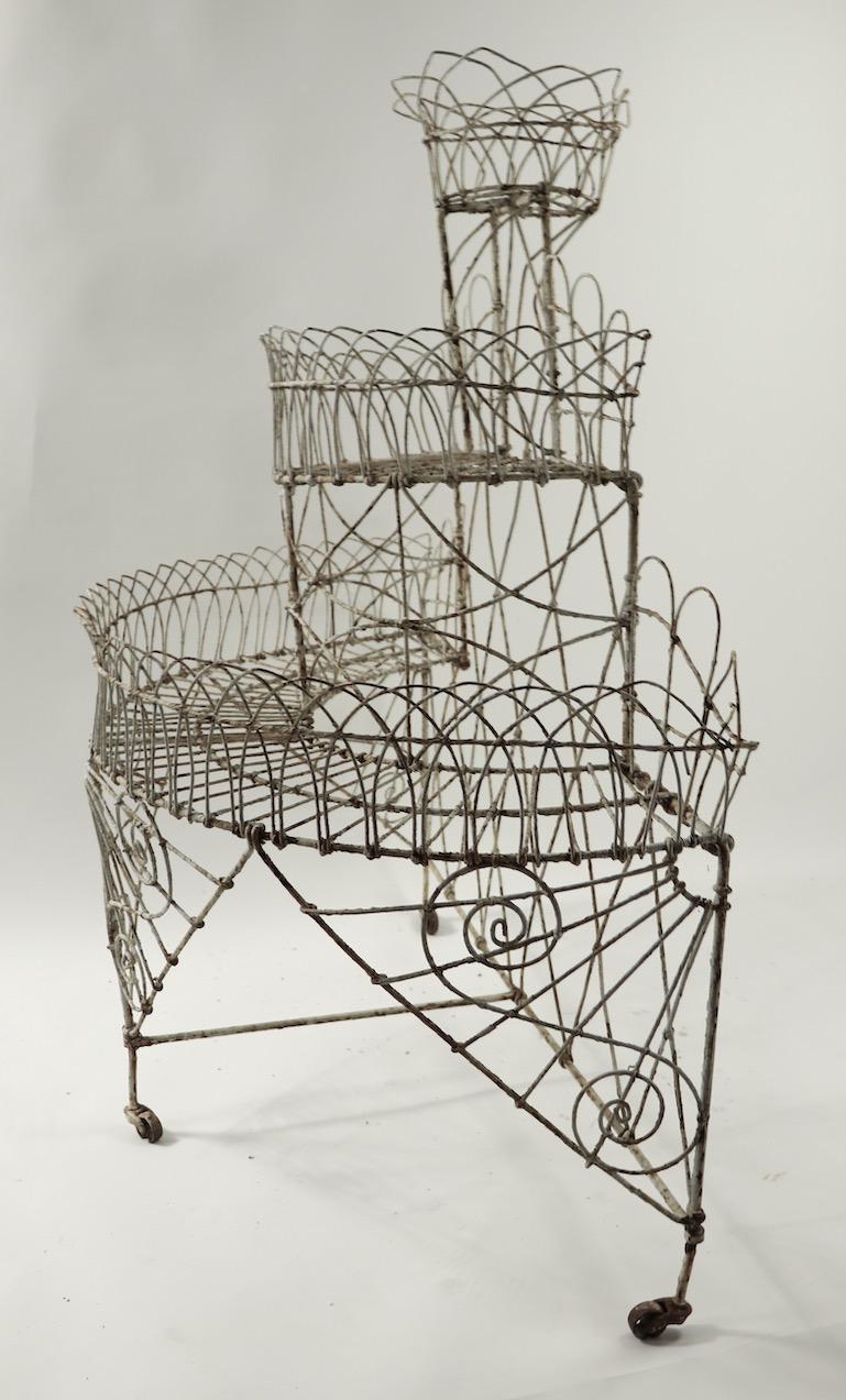 Victorian Wire Plant Stand 6