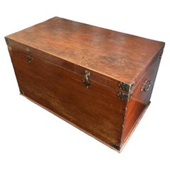 Used Victorian Wood Campaign Chest