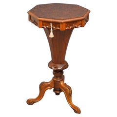 Victorian Work Table in Walnut