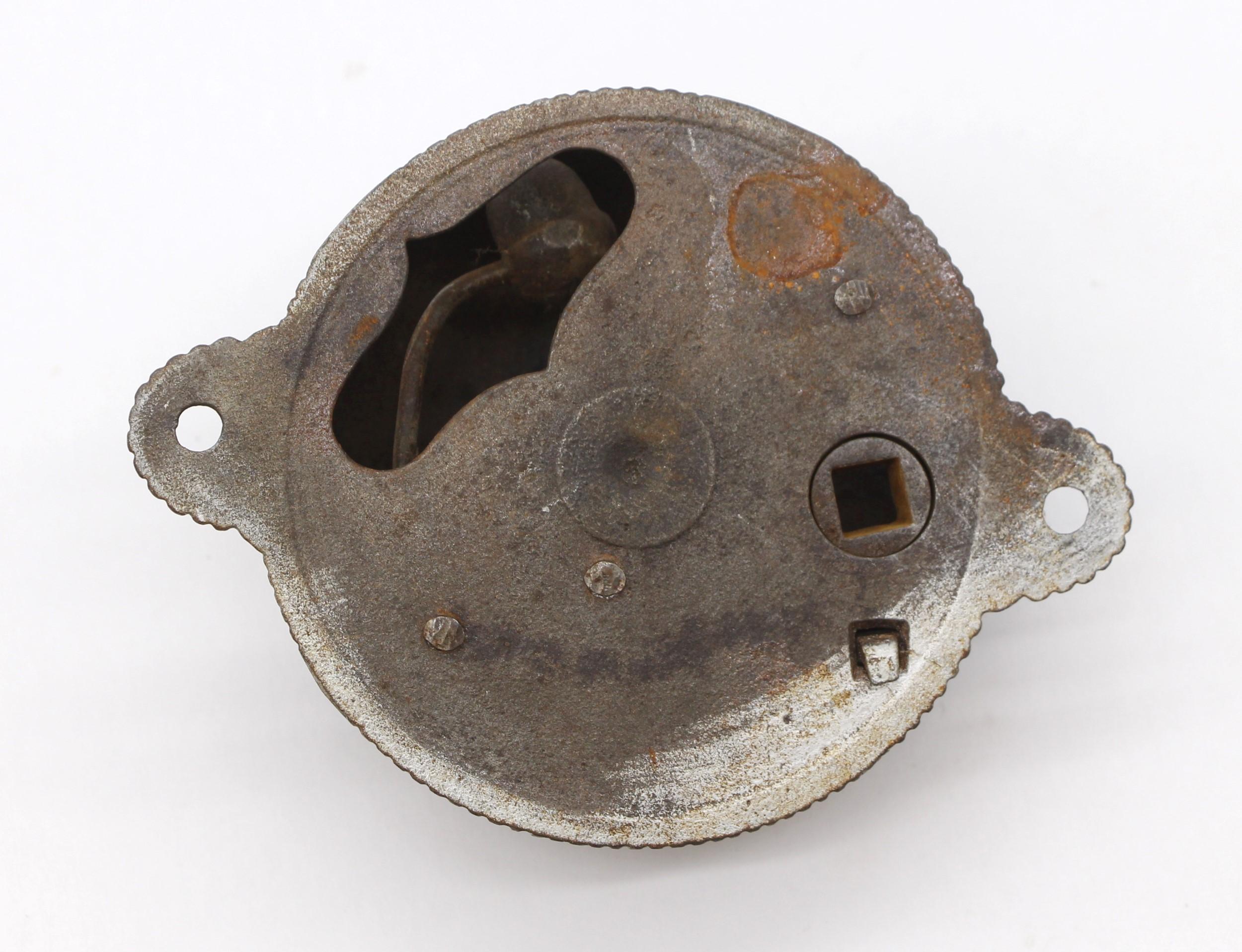 Victorian Working Cast Iron Doorbell Matching Crank 3